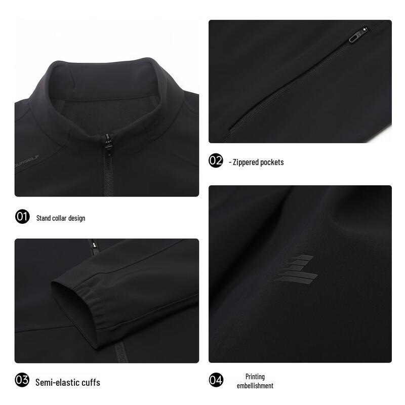 LILANZ Men's Business Waterproof Stand Collar Jacket