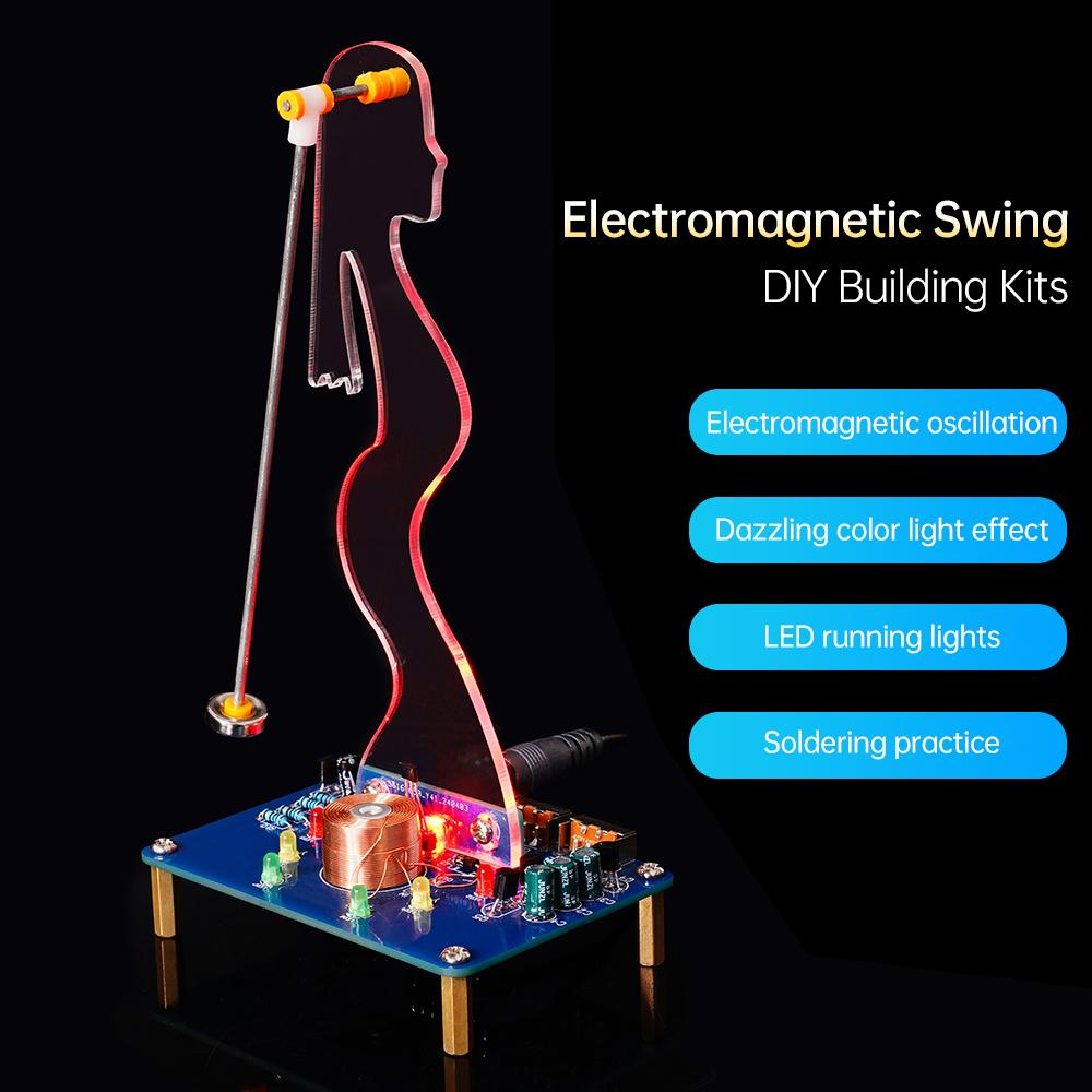 DIY Electronic Swing Kit Electromagnetic Swing Induction Teaching Experiment and Practical Training Welding Exercise Parts
