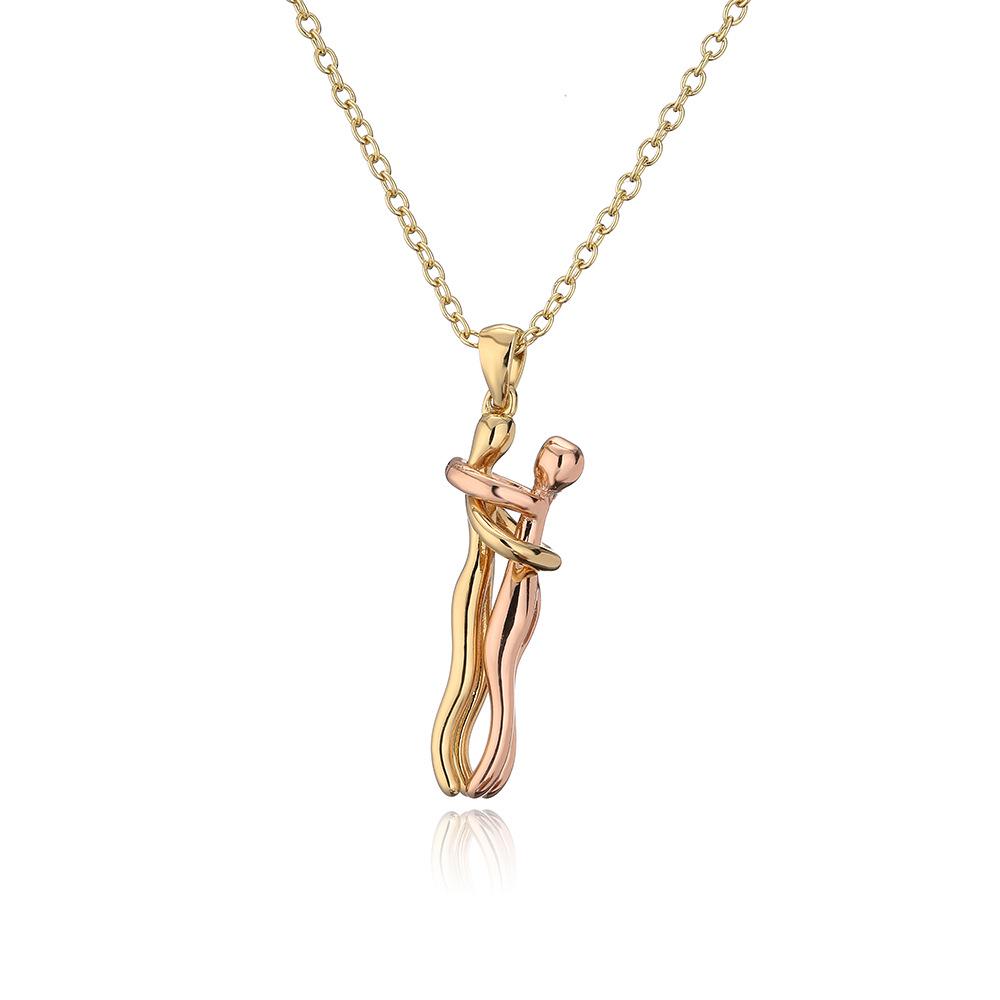 Unique Geometric Design Pendant Necklaces For Women Girls,Delicate Silver Gold Colour Accessories, Stainless Steel Chain Jewelry