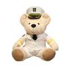 25/35cm Bambola Orso Bianco Capitano Peluche Giocattolo Peluche Animale Cartone Animato Cosplay Peluche Compagno Regalo