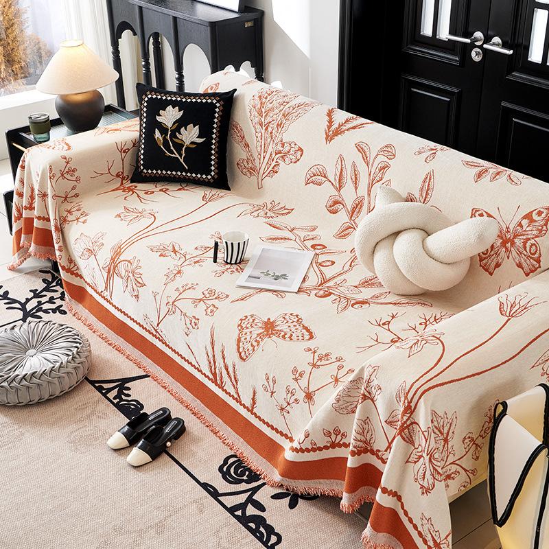 

Ins Chenille Sofa Towel Full Cover Fabric Высококачественный чехол для дивана, универсальный чехол, нескользящая универсальная подушка для сиденья 180*130cm