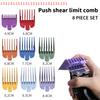 Universal Men's Hair Clipper Limit Comb Set 2/3/4/8/10Pcs Barber Cutting Guide Replacement Attachments for Hair Trimmer Styling