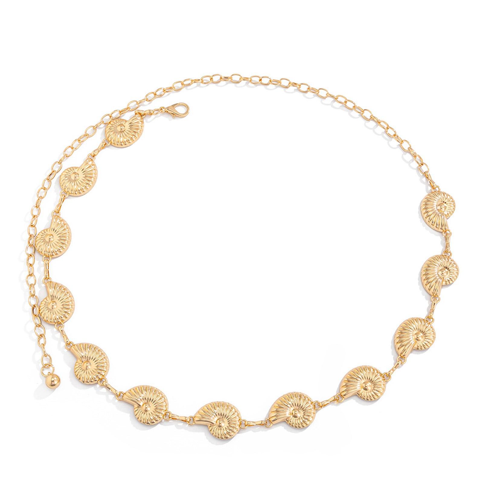 

Регулируемая цепочка на талию Ручная работа Ракушка Морская звезда Раковина Украшение для тела для женщин девушек Стильный аксессуар для пляжного отдыха B