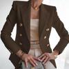 Women's Fashion Casual Long Sleeve Blazers - Spring Autumn Office Jacket Outerwear Coat Clothes