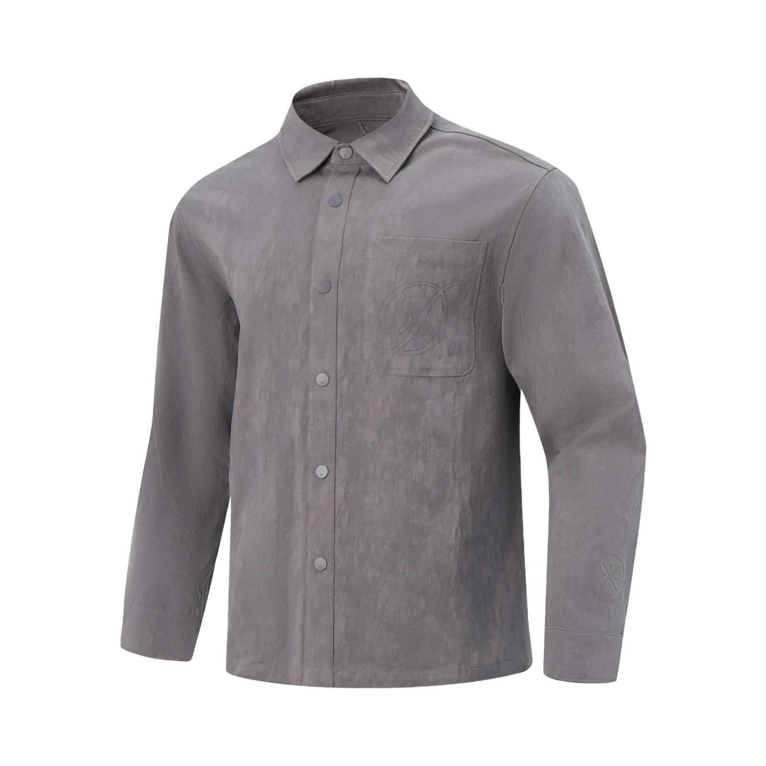 

Li-Ning Однотонный однобортный пиджак с лацканами серии Wade, повседневный, мужские куртки AFDV895-1 XL