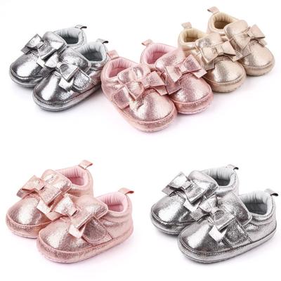 Baby Infant Toddler Boys Girls Shoes Bowknot Soft Sole Prewalker