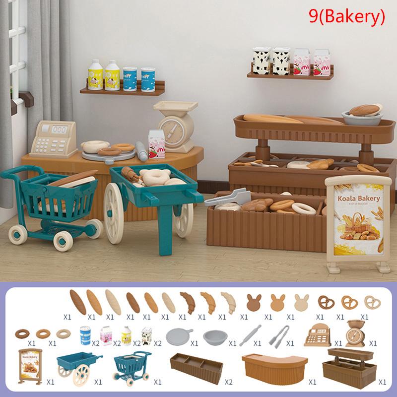 1 Set Dollhouse Furniture Miniature Toy For Dolls Kids Children House Play Toy Mini Furniture Doll Toys Boys Girls Gifts