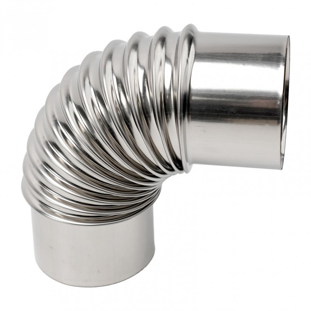 Cheminée Doublure Conduit Poêle Conduit Conditions Difficiles Tuyau Coude