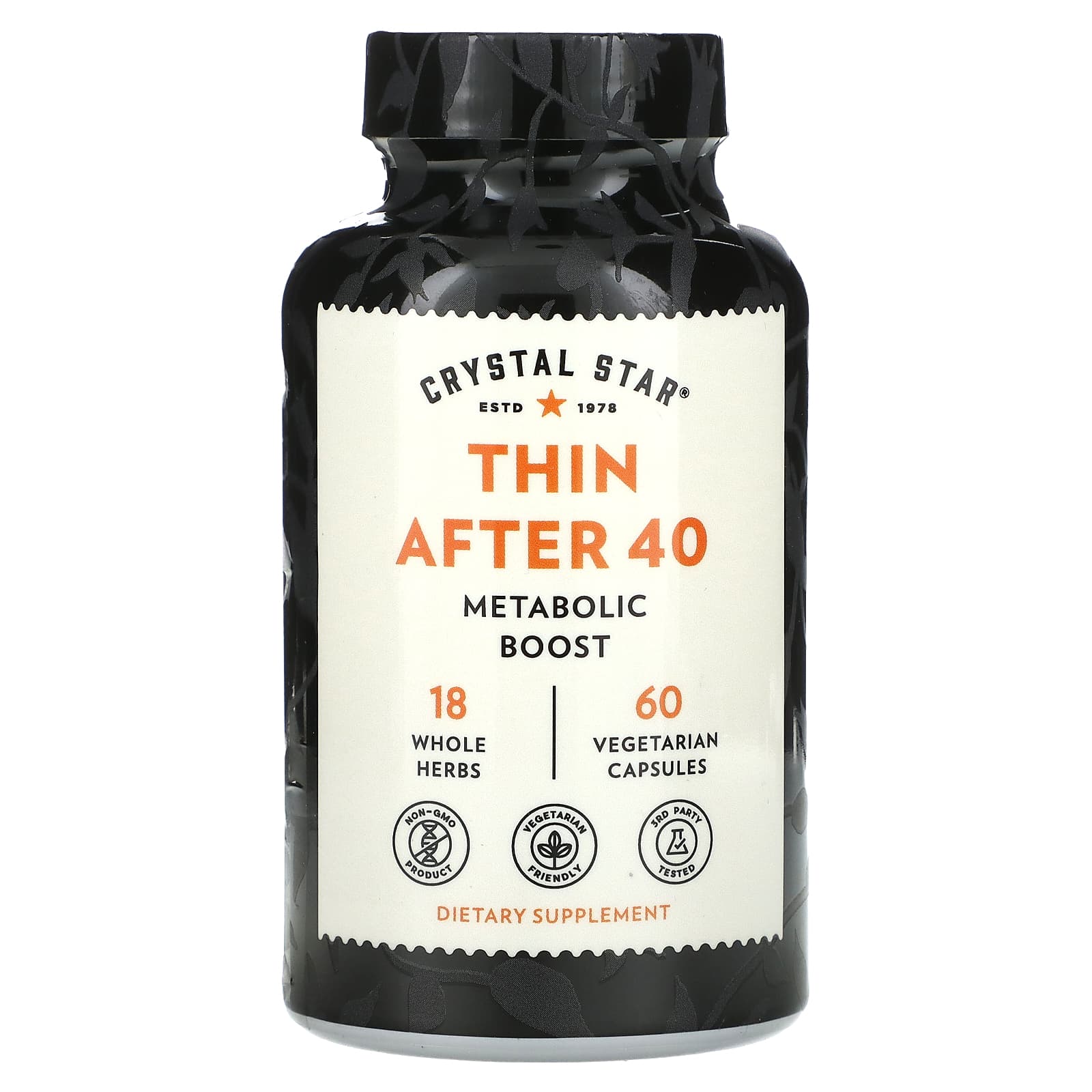 

Crystal Star, Thin After 40, 60 рослинних капсул