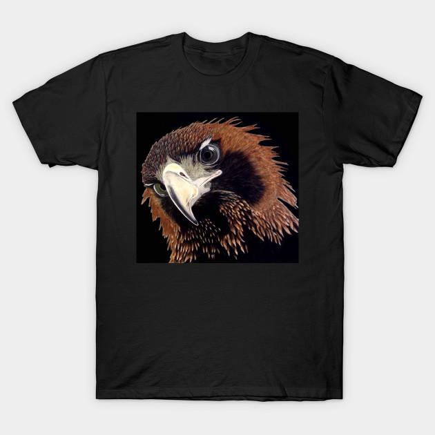 Men Black Print T-shirt Eagle Eyes No-Cut Transfer Paper Print Cotton Tshirt S чёрный