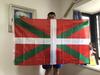 SKY FLAG Baskische Vlag 90x150cm 3x5ft Dubbelzijdig Gedrukt Polyester Ophangbaar Spanje Spaanse Ikurrina Baskische Vlag