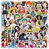4850 100Pcs Anime One Piece Stickers Decals Graffiti Skateboard Laptop Phone Car Luffy Chopper Cool Cartoon Sticker For Kids