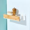 Magnetic Wall Mount Shelf for Kitchen Fridge Side No Drilling Storage Rack with Multipurpose Function