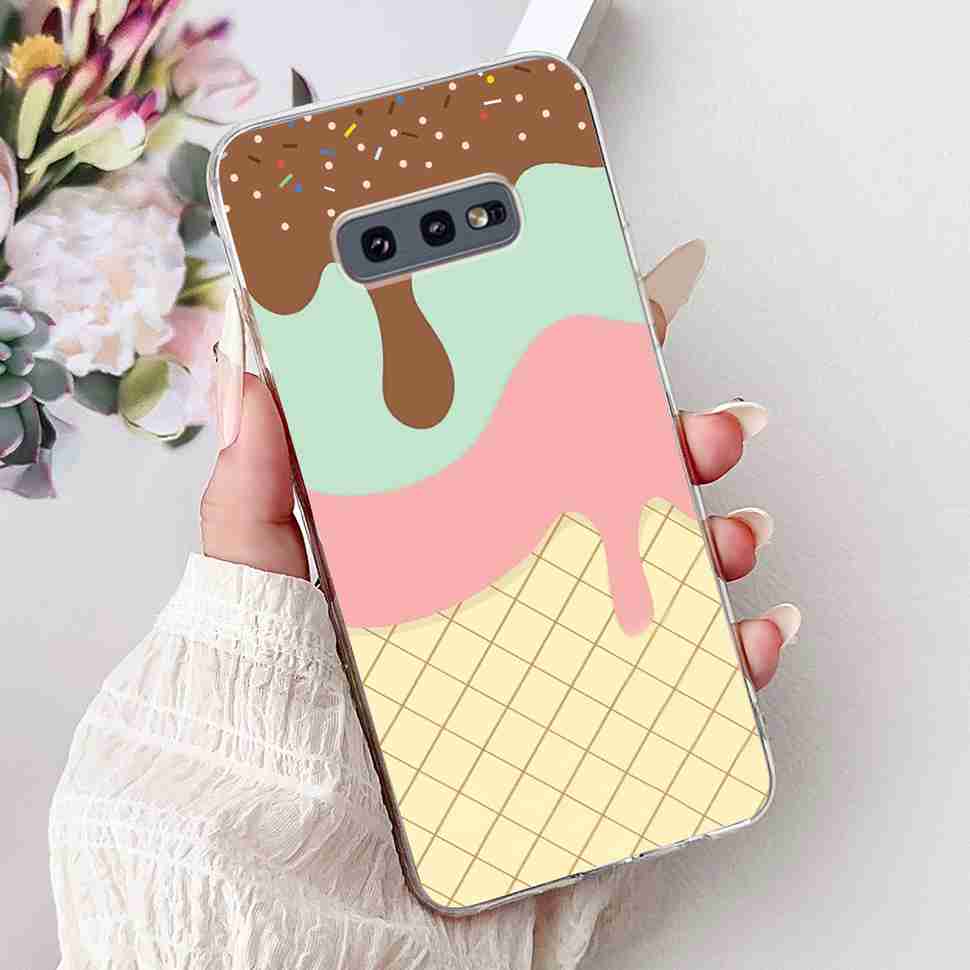 For Samsung Galaxy S10e Case SM-G970 Fashion Bow Flower Soft Silicone TPU Cover For Samsung S10e S10E SM-G970F 5.8" Phone Casing