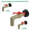 Heavy Duty IBC Tank Connector Reinforced Thread Outlet Tap for IBC Container Water Tank Rain Butt Accessories