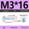 Galvanized M3 Phillips Flat Head Self-Tapping Wood Screws, High-Strength, Large Head
