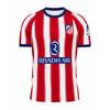 Soccer Jersey for Men 26-27 Season Red White Striped Short Sleeve Crew Neck Quick Dry Football Shirt Match