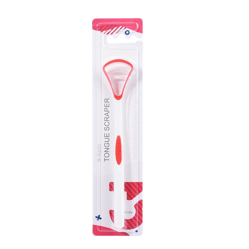 

Y-Kelin Tongue Scraper Oral Cleaner Brush Fresh Breath Cleaning Coated Toothbrush Hygiene Care Tools червоний