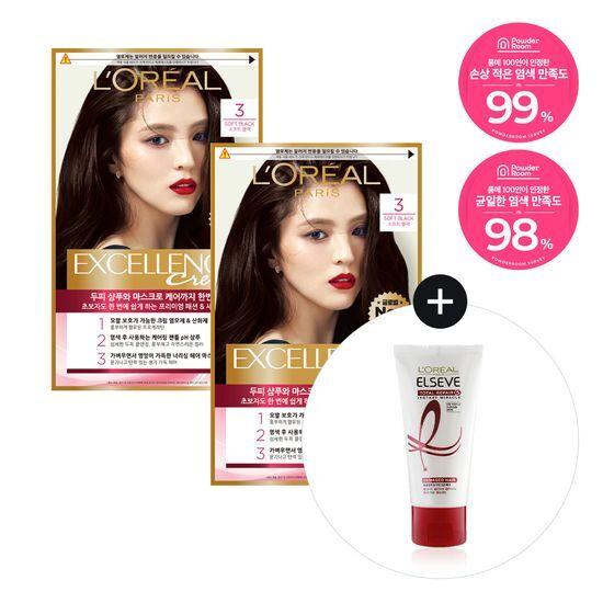 L'Oréal Paris Excellence Creme 11 Farben (für Haarfärbemittel und graues Haar)