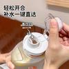 Water bottle new large capacity ton cup anti-drop high temperature sports kettle men's and women's fitness plastic ton barrel straw