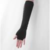 Europe USA Sexy Lace Gloves Fingerless Mesh Fun Tag Nightclub Dance Dot Long Cos