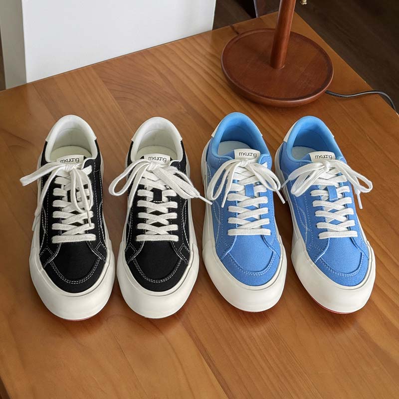 Men Casual Canvas Walking Shoes Low Top Lace Up Street Sneakers Outdoor Daily Travel Comfort Footwear Lightweight Comfort Fit