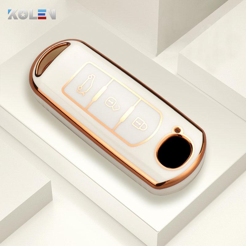 Fashion TPU Car Remote Key Case Cover Shell for Mazda 2 3 5 6 BL BM GJ Atenza Axela Demio CX-3 CX3 CX-5 CX5 CX7 CX-9 CX8 Keyless