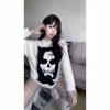 Unisex Retro Punk Skull Sweater - Autumn/Winter Thick Knit Street-Style