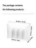 WORTHBUY Plastic Bag Storage Box Multifunctional Trash Bag Container Garbage Bag Holder Kitchen Cabinet Storage Organizer