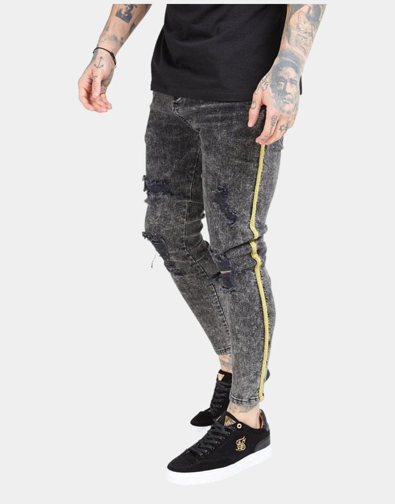 SikSilk Alves Jeans da uomo skinny a vita bassa acquista in modo economico  — spedizione gratuita, recensioni reali con foto — Joom