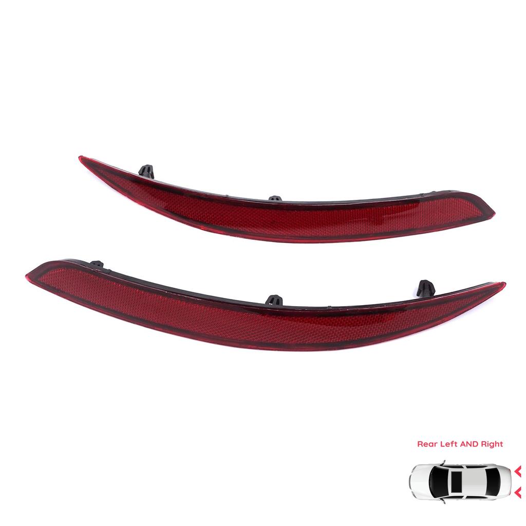 BSP1172 Rear Right Left Side Bumper Reflex Reflector for Fiat Tipo MK2 356 357 Egea 2015-On 4-Door Sedan 51998151 51998149
