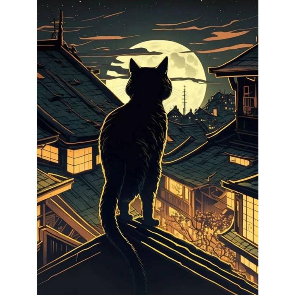 DIY Full Round Diamond Painting Cross Stitch 3D Animal Art Style Home Scene Decorative Diamond Painting 5d Diamond Art Painting