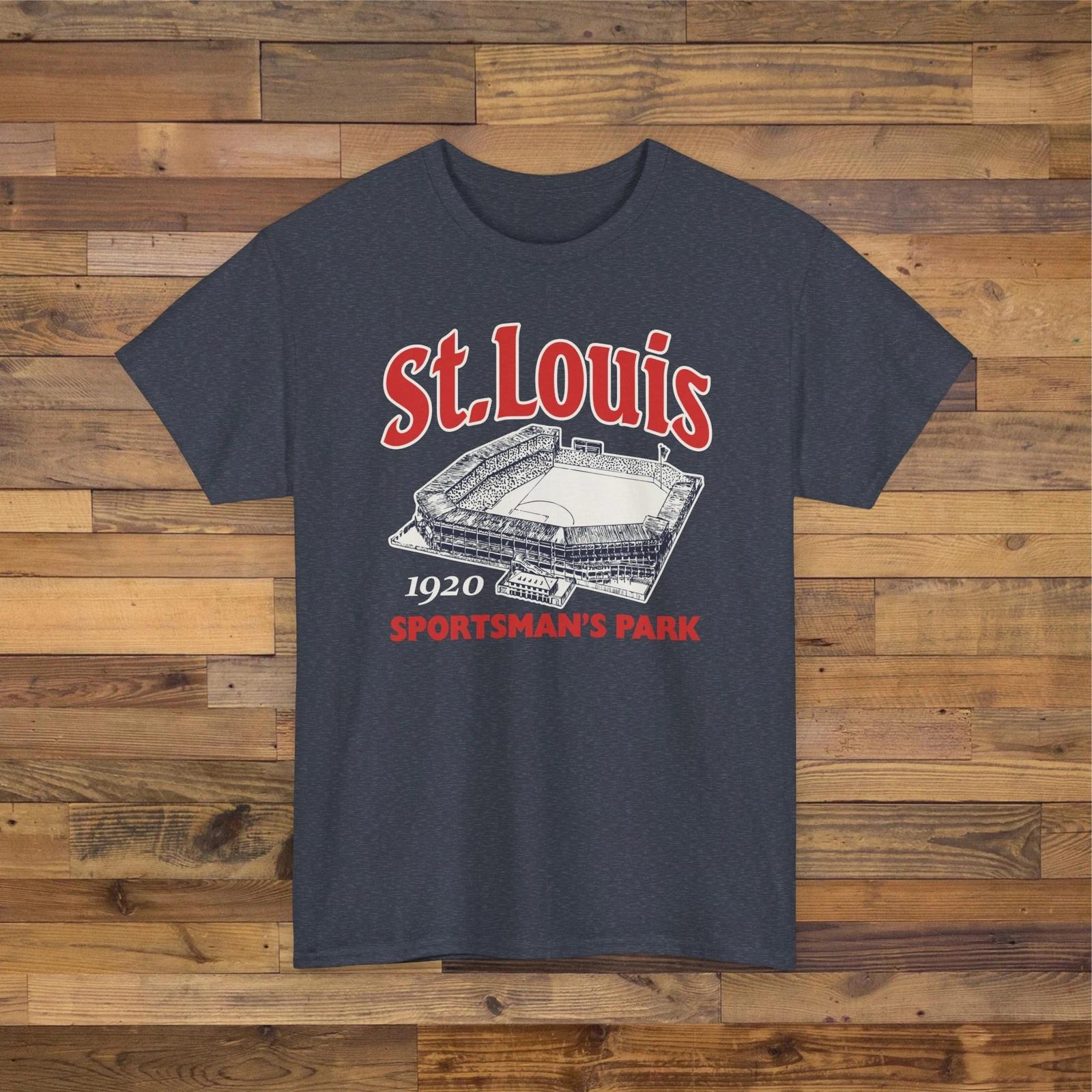 Sportsman s Park 1920 Ballpark T shirt - St. Louis Cardinals Baseball 4XL