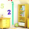 Yousheng Kids Growth Chart Wall Sticker Bedroom Play Room Nursery Cartoon Animal Boys Girls Baby Height Measuring Ruler Decal