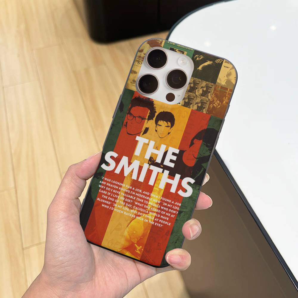 

Band The S-Smiths For IPhone 17 16 15 11 12 13 14 Pro Max Plus Pro Corrugated Translucent Back Phone Cover iPhone 12 pro