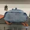 Denim Backpack Retro Commuter Large Capacity Travel Backpack