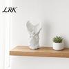 Stain-resistant Vase Angel Fairy Pen Holder, 3D Printed Cosmetic Organizer, Cute Makeup Brush Dried Flower Cup for Vanity Desk, Vase, Gift Women