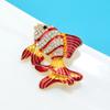 New Beautiful Colorful Tropical Fish Brooches for Wmen 3 Colors Available Animal Pin Rhinestone Shining Accessories