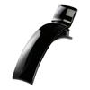 Black 7.5cm Korean Lazy Duck Hair Clip for Thick Hair - Stylish One-Sided Design