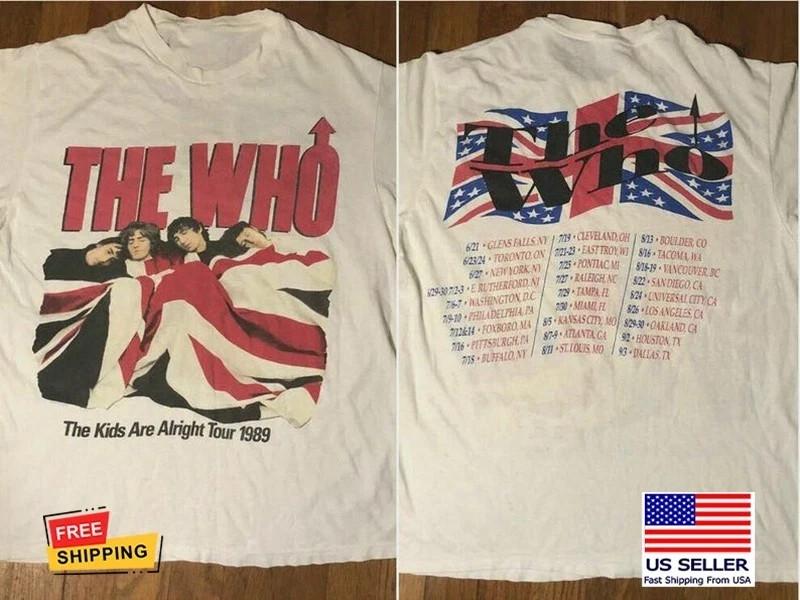 

Vintage Graphic The Who The Kids Are Alright Tour T-shirt Unisex Size S-4XL L