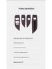 Silicone Pad for Xiaomi SU7 Car Window Lifter Panel and Door Switch Decoration