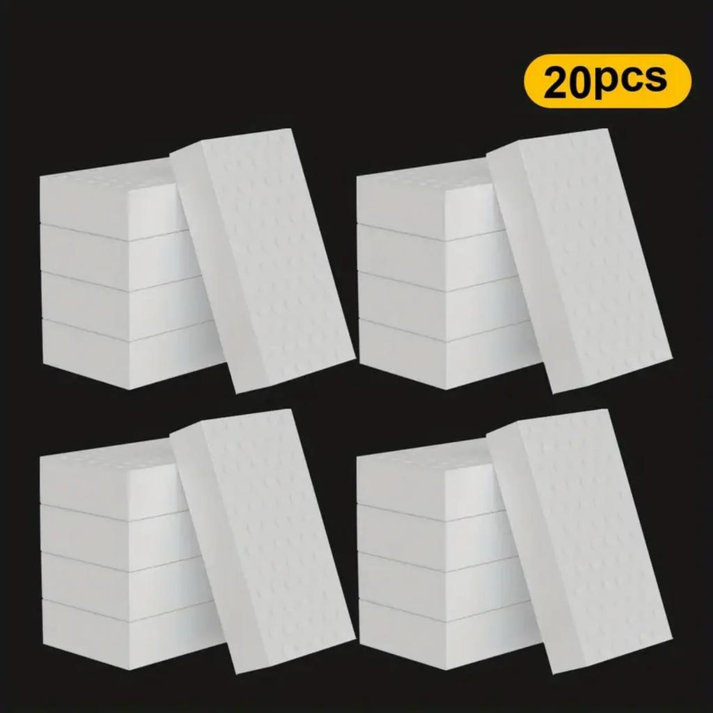 High Density Double-sided Nano Magic Sponge Wipe Dishwashing Cleaning Block for Pot Edges And Shoe Cleaning