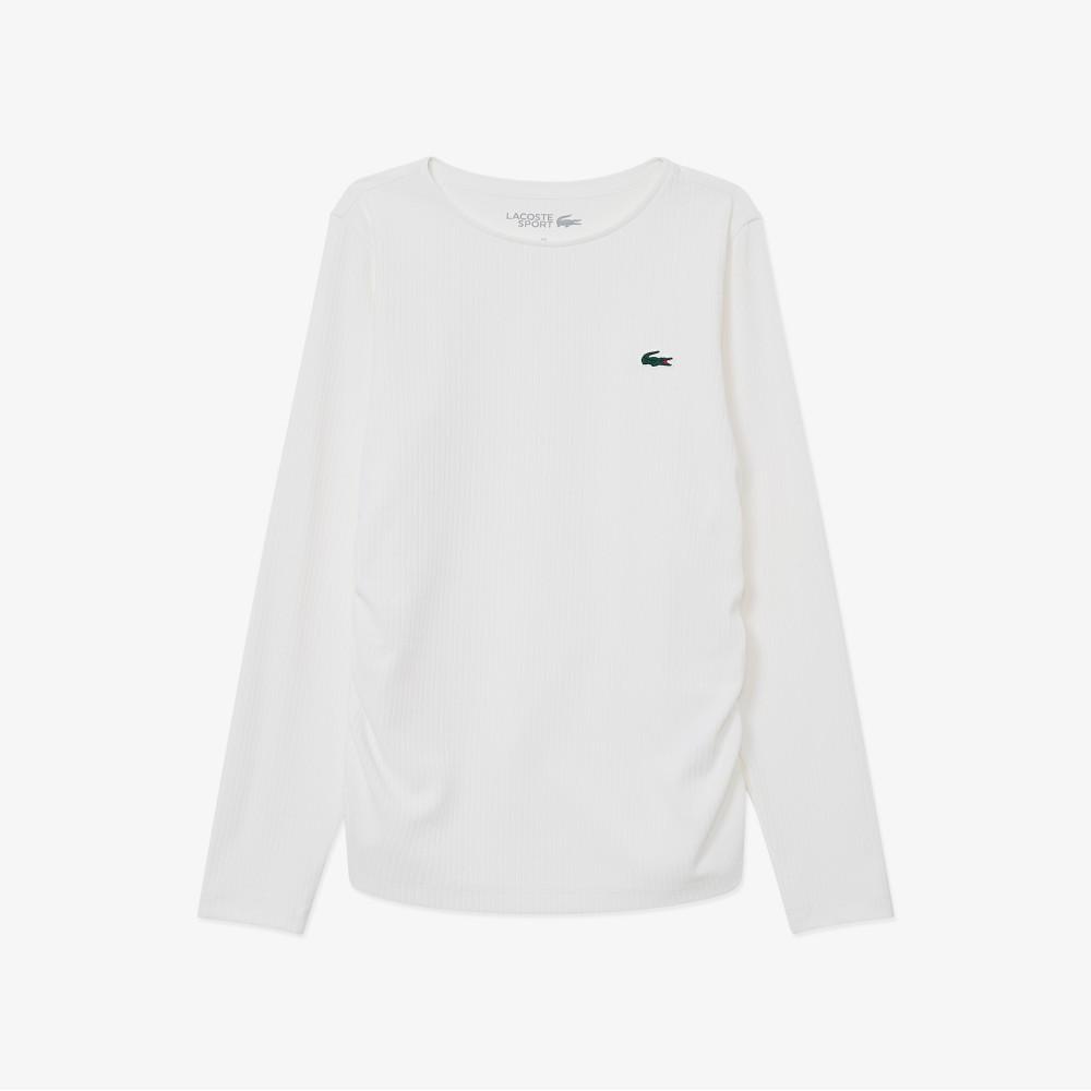 [lacoste] Women's Drawstring Long-Sleeve T-Shirt TF624E-56G70V