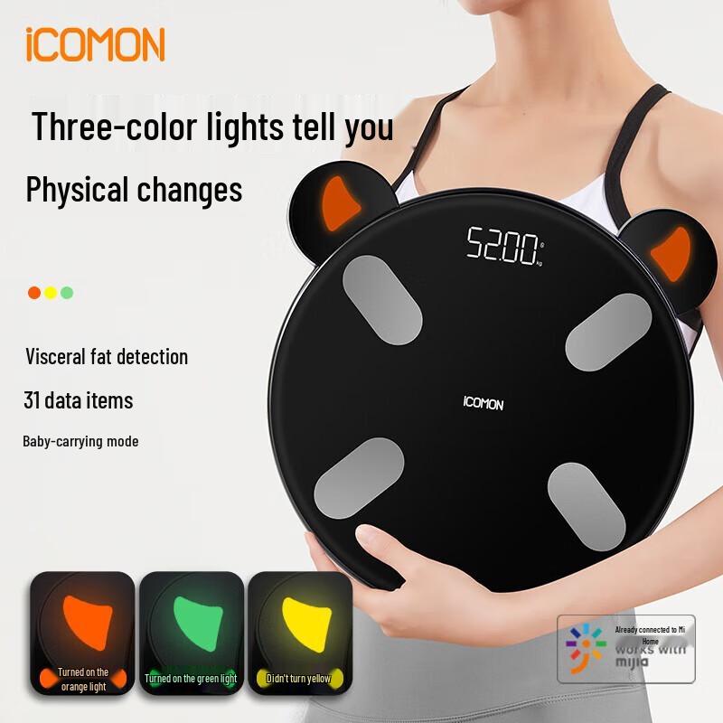 Умные весы ICOMON для измерения жира в организме с E-Ink дисплеем (Китайская версия)