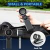 Handheld Folding Fan Type-C Charge Ports Portable Desktop 5level Wind Speed Adjustment Digital Display Electric Fan With Lanyard