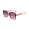 New Trendy Square Frame Sunglasses For Men And Women With High-end Personalized Uv-proof Fashion Sunglasses 7816