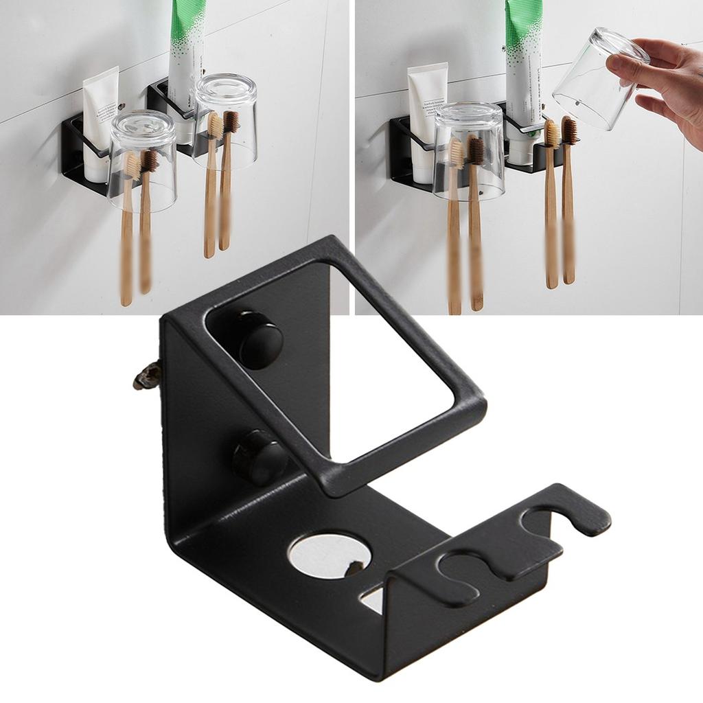 1 Pcs Toothbrush Toothbrush Holder Accessories Black