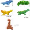 Pinenjoy 10-Piece Miniature Reptile Resin Lizard Figures, Educational Toys for Insects, Fairy Gardens, Terrariums, and Bonsai, for Learning About