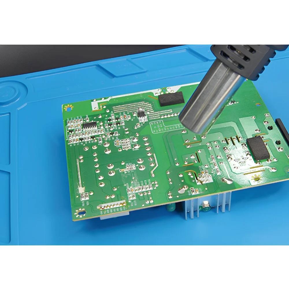 Covoraș ESD pentru Lipit, Pad de Reparații, Izolație, Rezistent la Căldură, Stație de Lipit, Pad de Lucru din Silicon, Platformă de Birou, Trusă de Scule pentru Reparații Telefoane