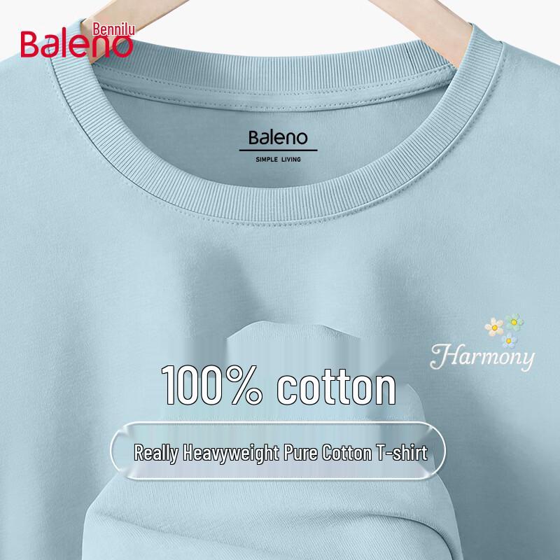 Baleno Men's 100% Cotton Casual Short Sleeve T-Shirt